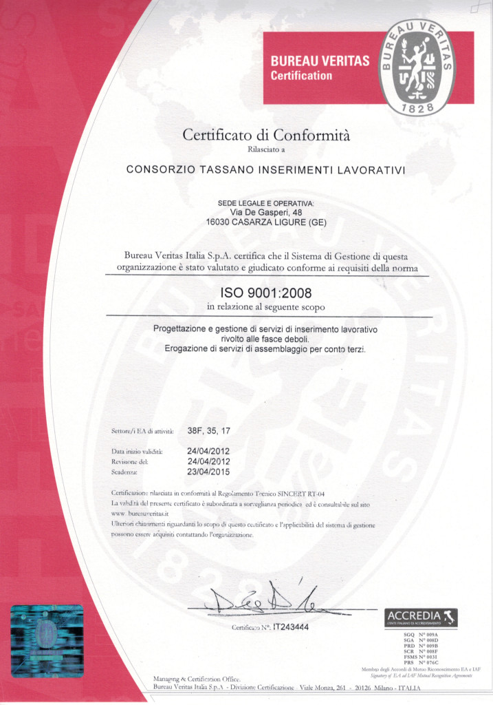 certificato